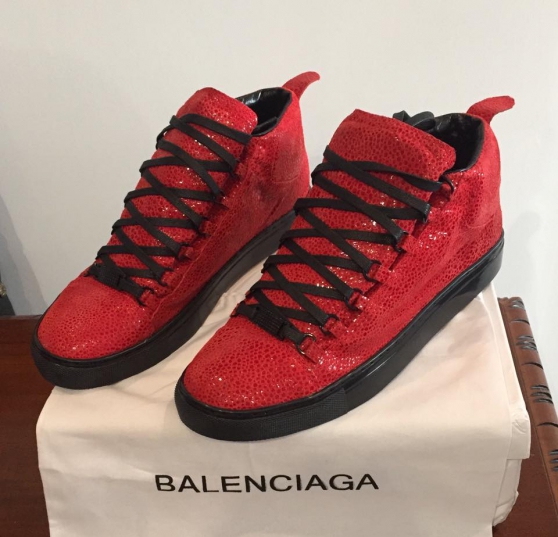 balenciaga basket rouge