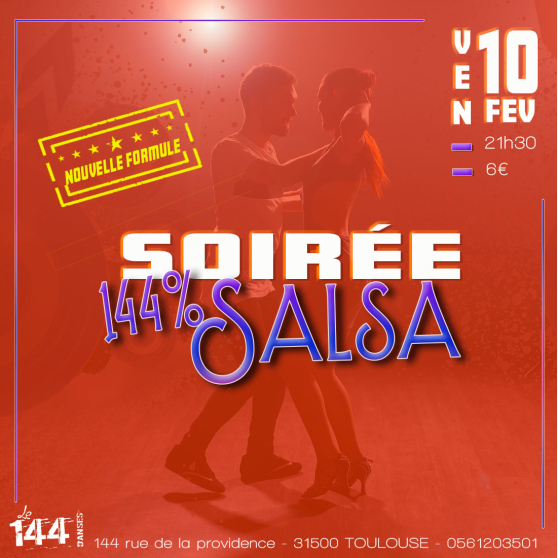 Soirée Dansante 144% Salsa