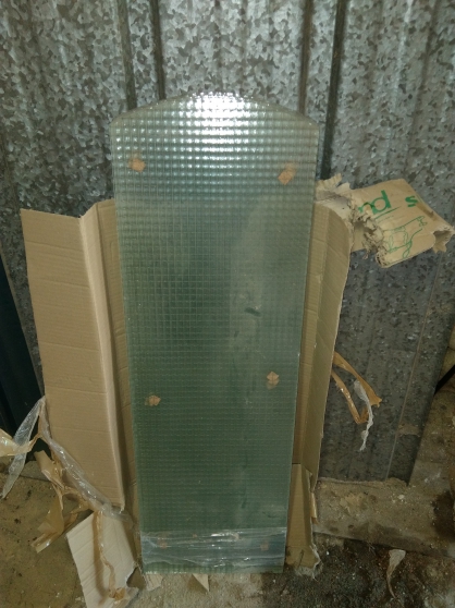 Verrière neuve transparente opacifiée 6