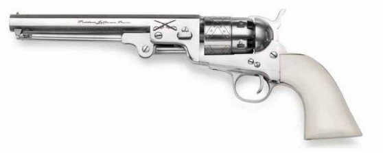 Colt Army 1860 silver .44 (poudre noir)