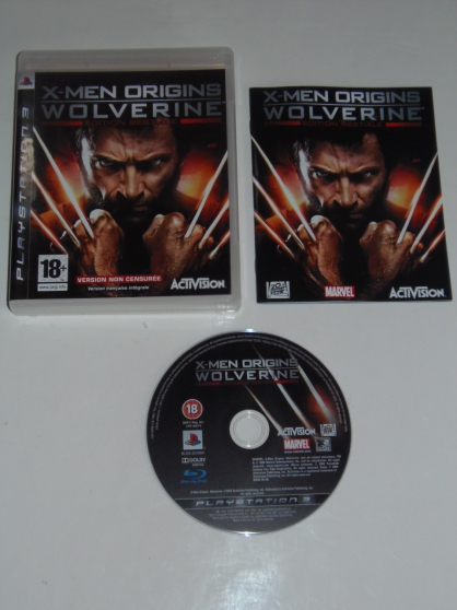 Annonce occasion, vente ou achat 'Jeu PS3 X-men origins wolverine (18+)'