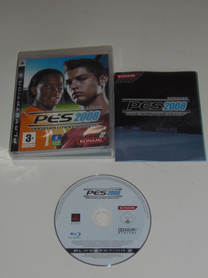 Annonce occasion, vente ou achat 'Jeu PS3 PES 2008 (3+)'