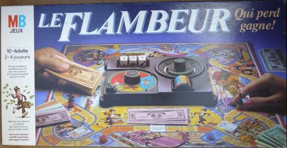 Annonce occasion, vente ou achat 'Jeu MB Le Flambeur trs bon tat'
