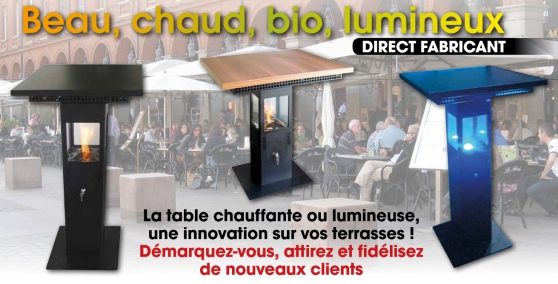 Annonce occasion, vente ou achat 'Table de Terrasse Chauffante'