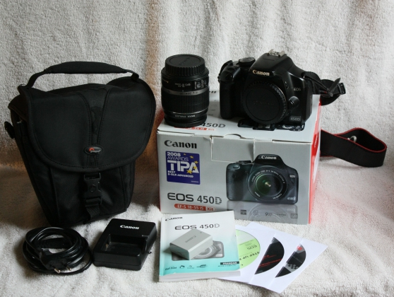 Annonce occasion, vente ou achat 'Canon EOS 450D 12.2 MP DSLR'