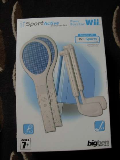 Annonce occasion, vente ou achat 'Wii kit raquettes de tennis club de golf'