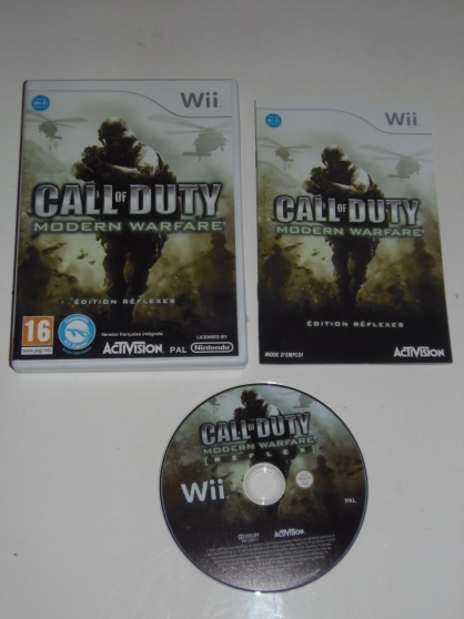 Annonce occasion, vente ou achat 'Jeu WII Call of Duty Modern Warfare (16+'