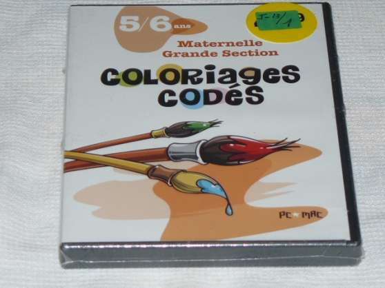 Annonce occasion, vente ou achat 'Coloriages cods 5-6 ans'