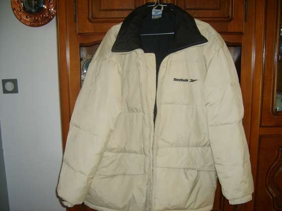 veste reebok homme beige