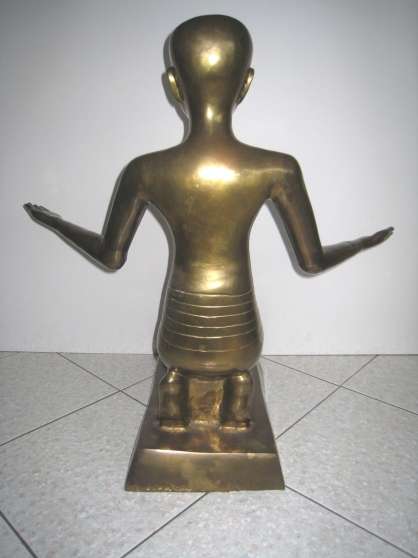 Annonce occasion, vente ou achat 'statue bronze dor  genre oriental'
