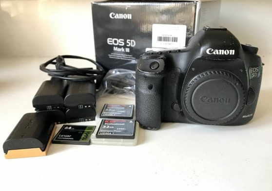 Annonce occasion, vente ou achat 'Canon 5D Mark iii avec accessoires neuf'