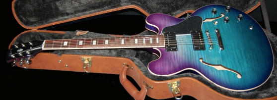 Annonce occasion, vente ou achat '2019 - Gibson ES-335 Figured Blueberry B'
