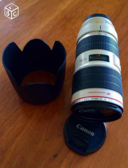Annonce occasion, vente ou achat 'Objectif Canon 70-200 mm f/2.8 L IS USM'