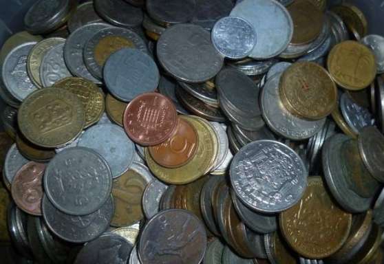 Annonce occasion, vente ou achat 'Lot de 100 pices de monnaies Etrangres'