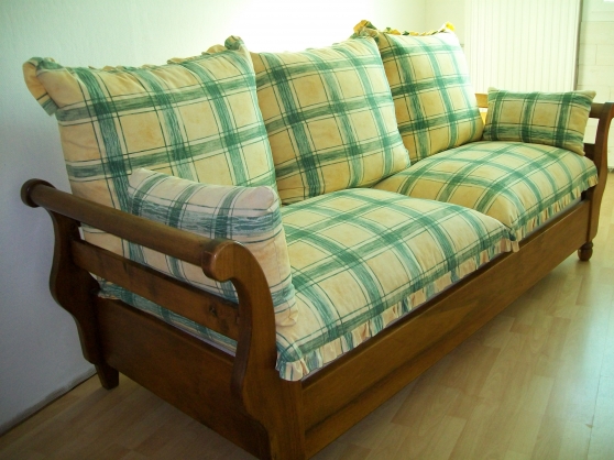 Annonce occasion, vente ou achat 'canap lit +fauteuils en noyer'