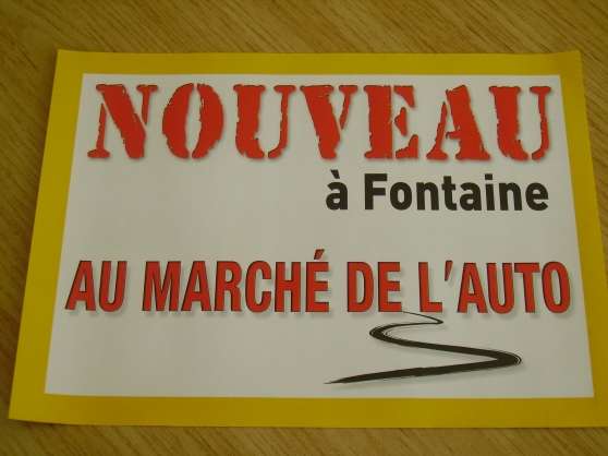 Annonce occasion, vente ou achat 'Au march de l\'automobile  Fontaine'