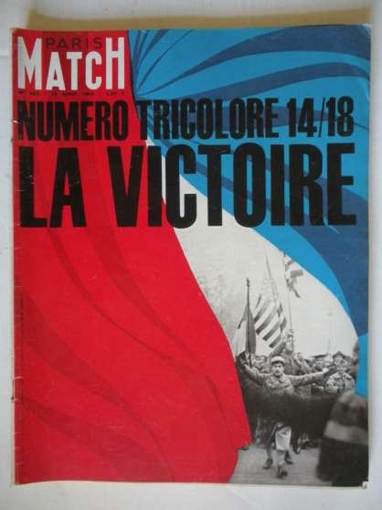 Annonce occasion, vente ou achat 'Vends Paris Match Ancien N803 - 1964'