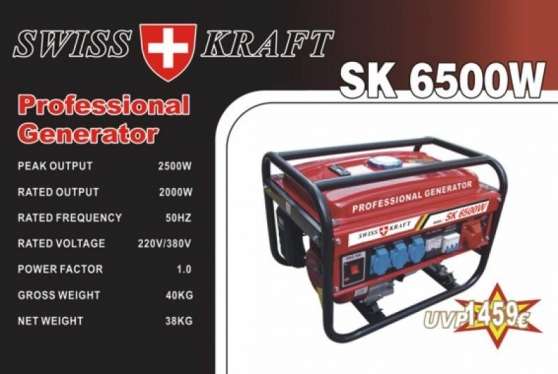 Annonce occasion, vente ou achat 'Groupe electrogene swiss kraft 003248474'