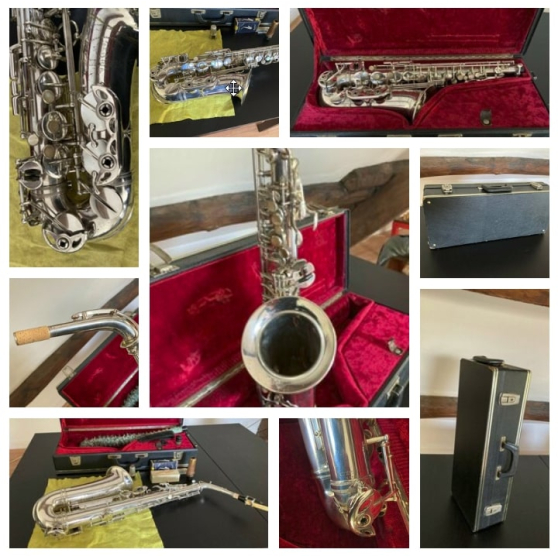 Annonce occasion, vente ou achat 'Saxophone alto SELMER Finition : Argent'