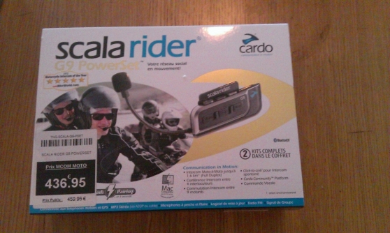 Annonce occasion, vente ou achat 'Kit main libre moto Scala Rider G9 Power'