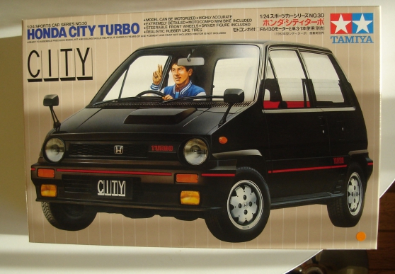 maquette Honda city turbo 1:24