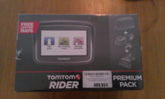 Annonce occasion, vente ou achat 'GPS Tom Tom Rider Premium Pack + Carte '