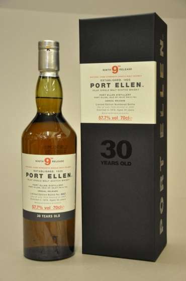 Annonce occasion, vente ou achat 'Whisky PORT ELLEN 30 ans 9th Release'