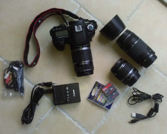 Annonce occasion, vente ou achat 'appareil Canon Eos 7D + accessoires'