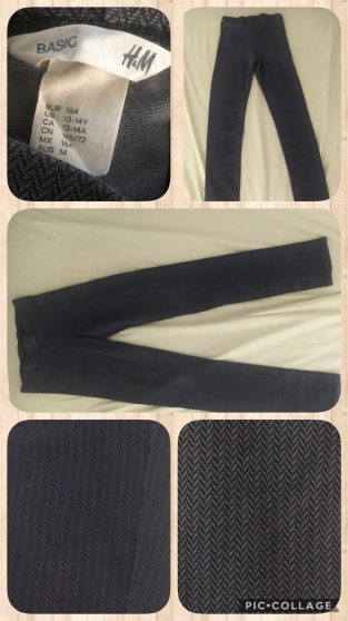 Annonce occasion, vente ou achat 'Pantalon fille gris noire 164 cm /13-14a'