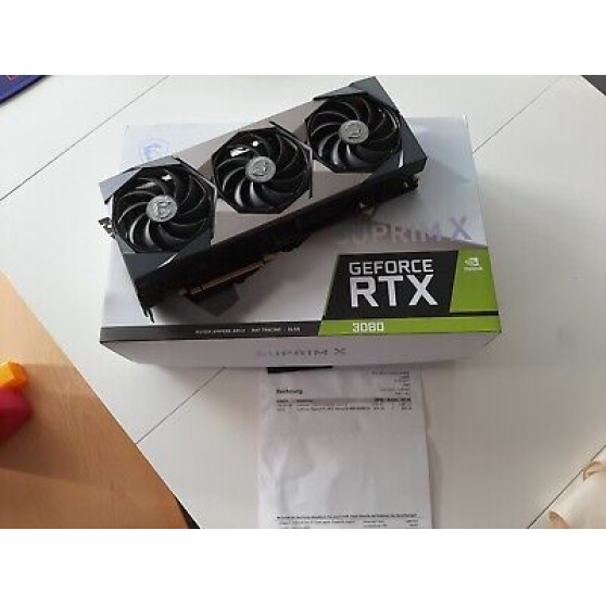 Annonce occasion, vente ou achat 'MSI GeForce RTX 3080 SUPRIM X 10G'