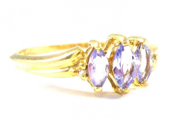 Annonce occasion, vente ou achat 'Gold ring with rare tanzanite'