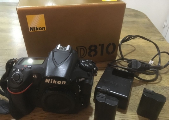 Annonce occasion, vente ou achat 'Nikon D810/ objectif 105mm 2.8/ objectif'