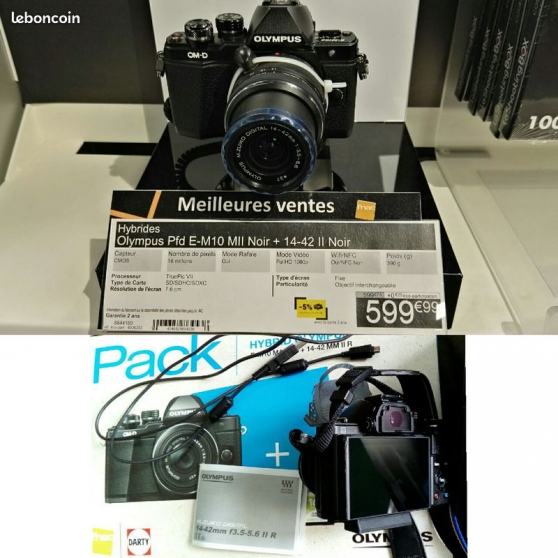 Annonce occasion, vente ou achat 'Appareil photo Olympus omd em10 mark 2'
