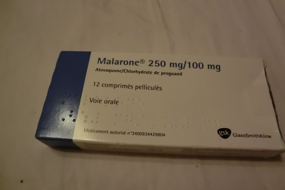 Annonce occasion, vente ou achat 'Malarone 250mg/100 mg'