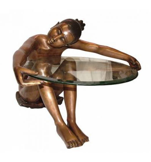 Annonce occasion, vente ou achat 'table basse femme en bronze'