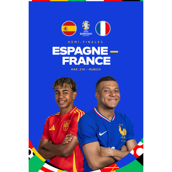 4x Euro 2024 Tickets - France vs Espange