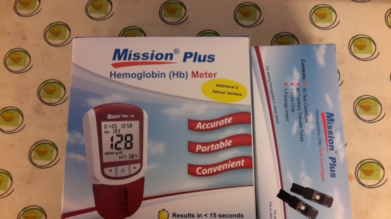 Lecteur portable hémoglobine MISSION PLU