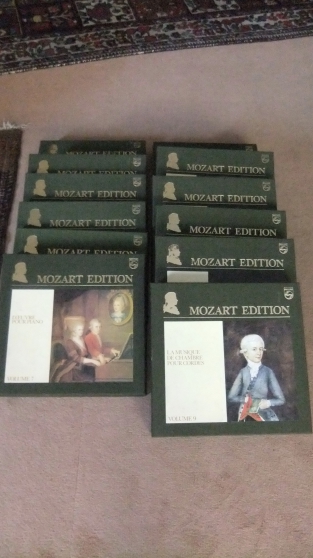 Annonce occasion, vente ou achat 'Oeuvre complete de Mozart en 33T'