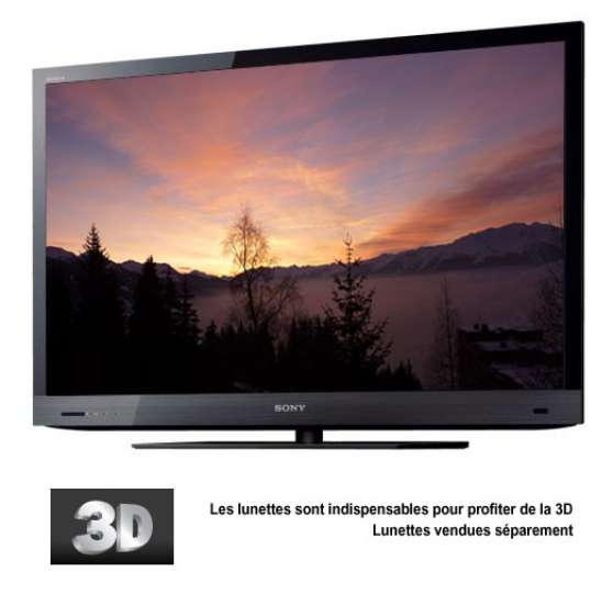 Annonce occasion, vente ou achat 'Sony Bravia KDL-46EX720 LED 3D - 2D'