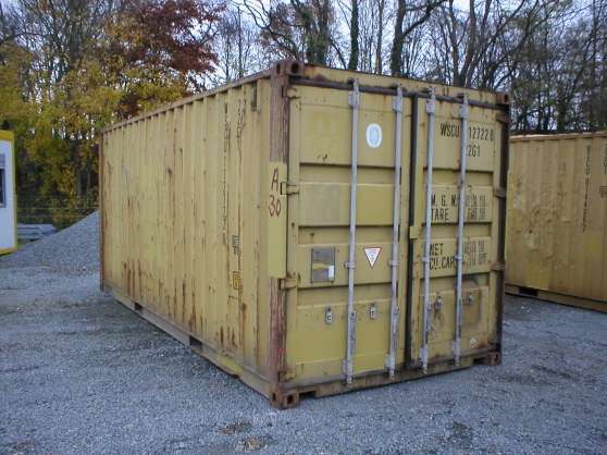 Annonce occasion, vente ou achat '2 containers marins occasion 6/2.45m'