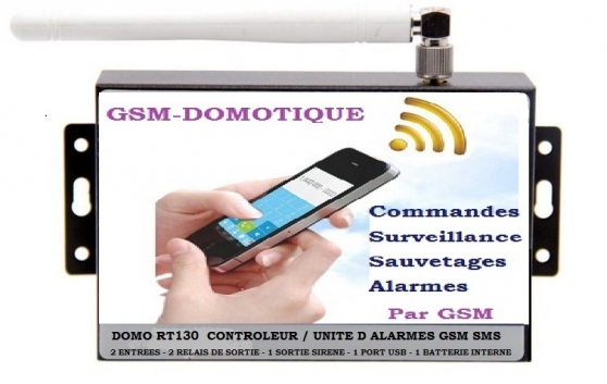 Surveillance et commandes par GSM
