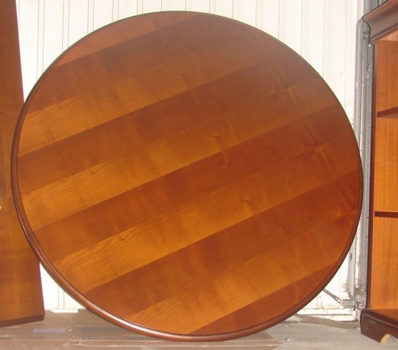 table merisier massif 1.10 m + rallonges