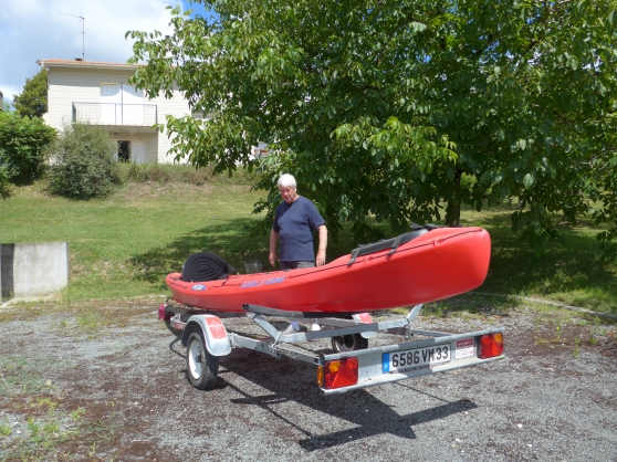 Annonce occasion, vente ou achat 'kayac 2 places + 1 enfant avec remorque'