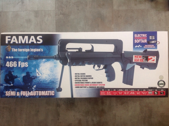 Annonce occasion, vente ou achat 'Famas airsoft Cybergun'