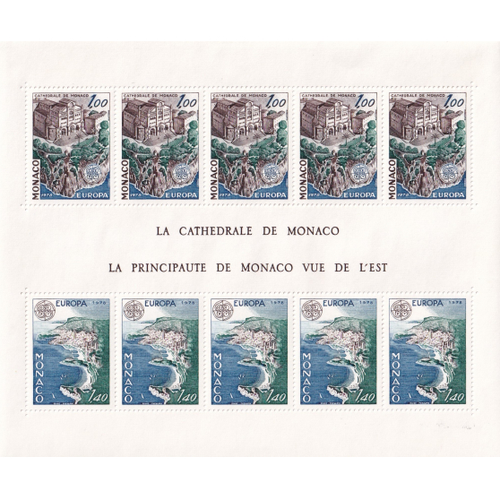 Annonce occasion, vente ou achat 'Monaco - Bloc Europa 1978'