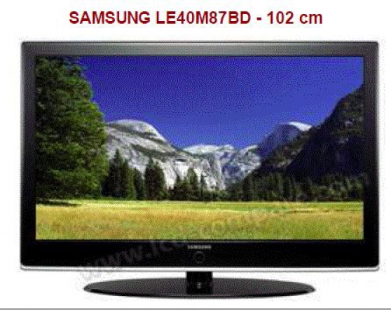 Annonce occasion, vente ou achat 'TV LCD 16/9 Samsung LE40M87BD - 40 102'