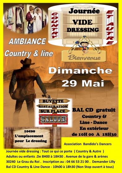 Annonce occasion, vente ou achat 'journe vide dressing Country & autres'