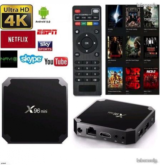 Annonce occasion, vente ou achat 'TV Smart box android X96- mini Hi-Fi 4K'