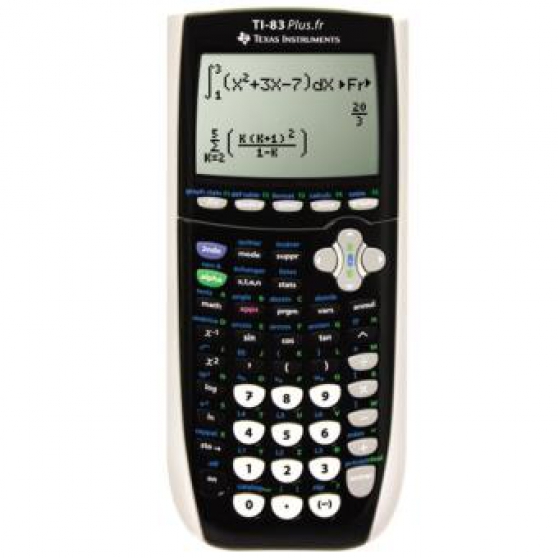 Annonce occasion, vente ou achat 'Calculatrice Ti 83+ noire'