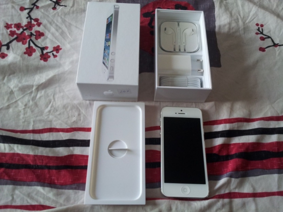 Annonce occasion, vente ou achat 'Apple iPhone 5 32 Go Blanc'